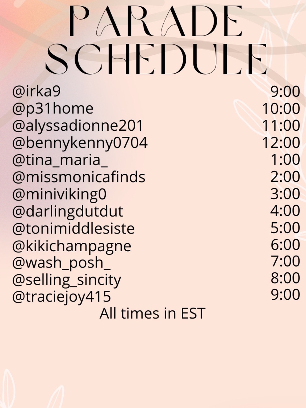 RAID PARADE July 13th 💗 $3 STARTS 💗 Starting at 9:00am EST Monday July 13th - Picture 2 of 2